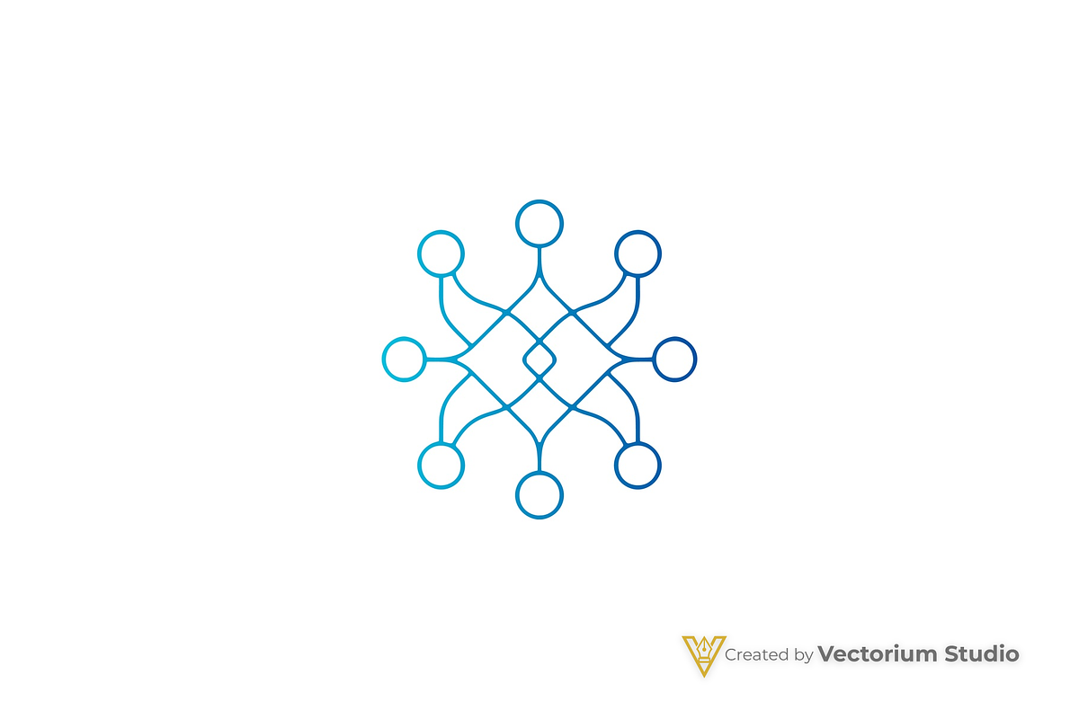 Network Abstract Geometric Logo, a Branding & Logo Template by Vectorium Studio (Photo 3 of 16)