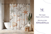 Shower Curtain Mockup, an Advertising Mockup by Mie Mockup Studio (Thumbnail 5 of 6)