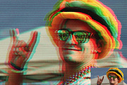 Retro Anaglyph 3D FX Ps Action, an Action Add-On by Studio Retouch (Thumbnail 3 of 16)