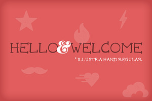 30% Off Illustra Hand Font