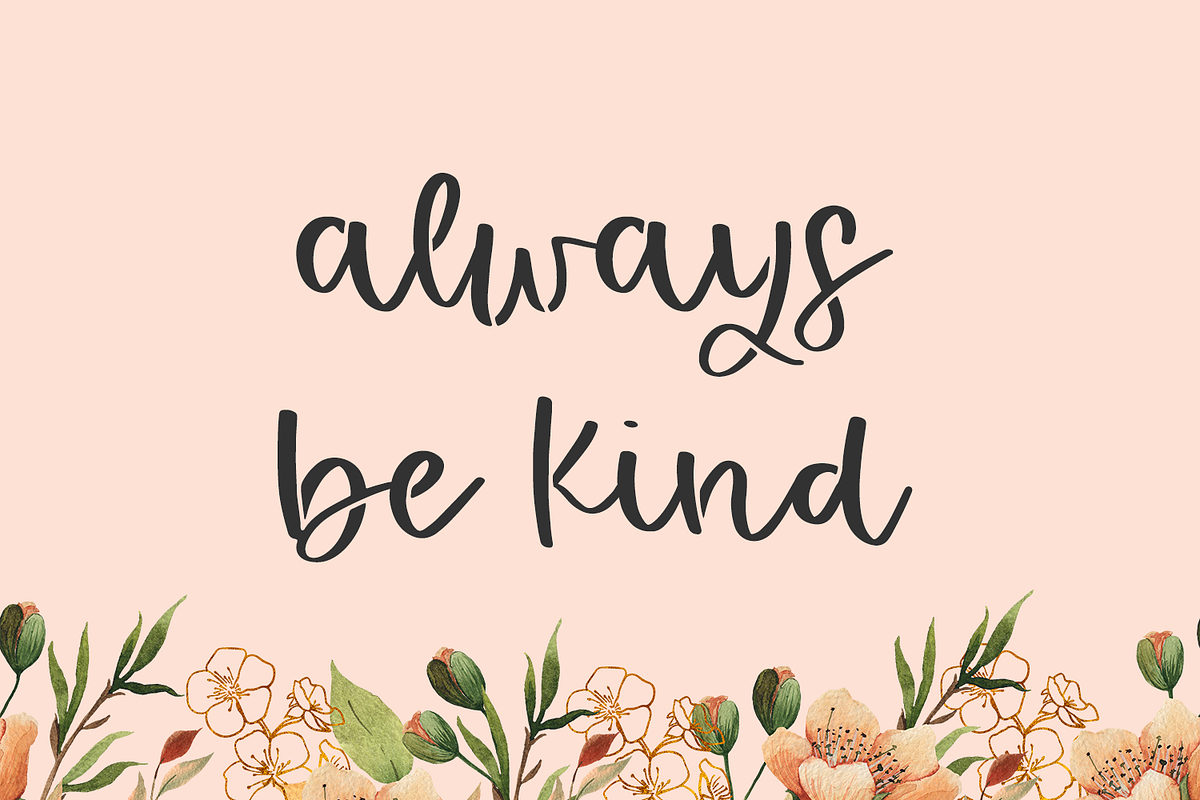 Peachy Tea Stencil Font, a Handwritten Font by Beck McCormick (Photo 4 of 10)
