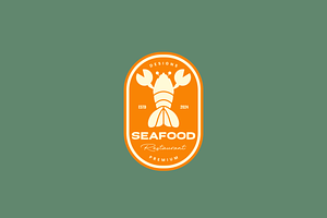 lobster food seafood restaurant logo, a Branding & Logo Template by devastd