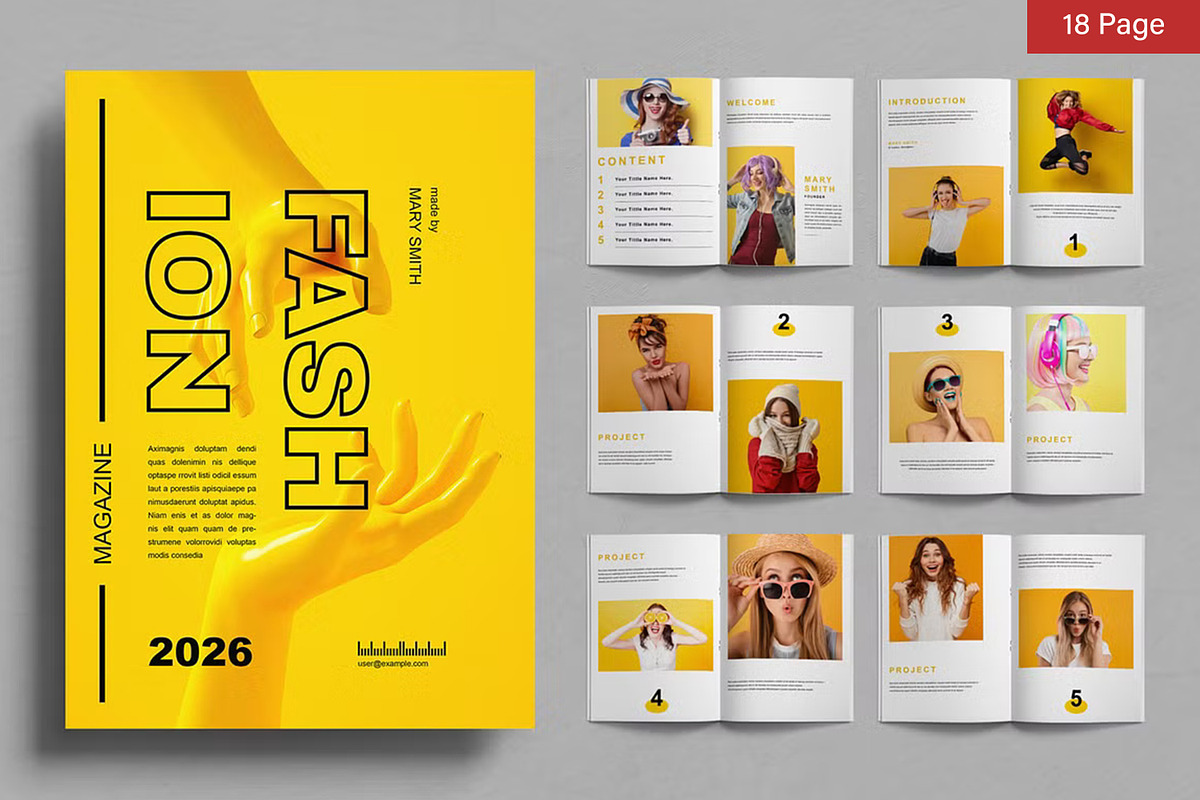 Magazine Bundle, a Magazine Template by ContestDesign (Photo 50 of 84)