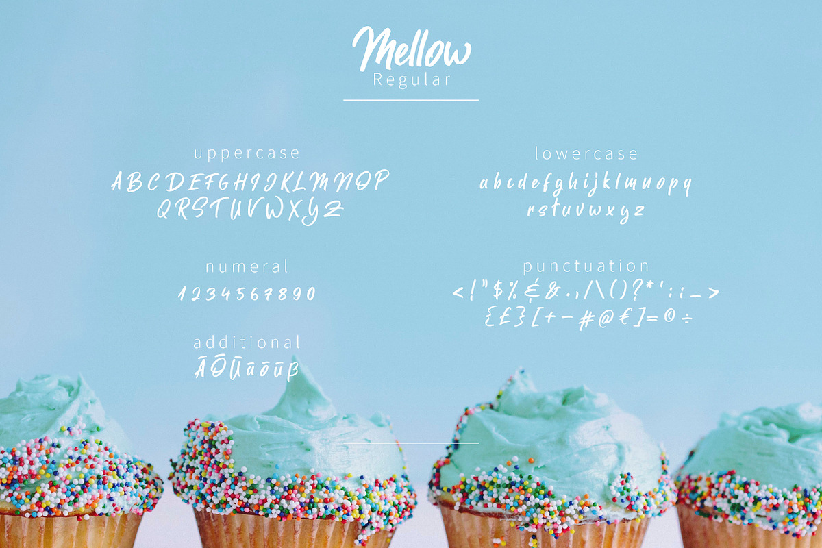 Mellow. Brush Font. Two Styles preview 2