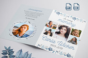 funeral program printing template, a Templates & Theme by TemplateLab (Thumbnail 1 of 2)