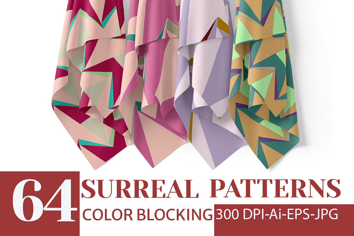 Surreal geometric abstract patterns, a Pattern Graphic by Pachel (Photo 1 of 9)