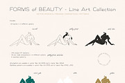 FORMS of BEAUTY Line Art Collection, a Person Illustration by Acierto Studio (Thumbnail 3 of 19)