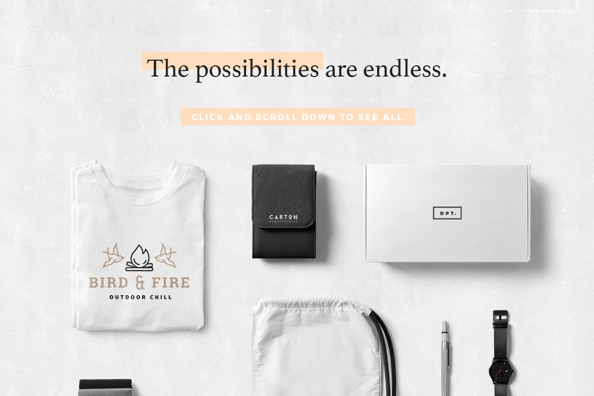 55 Logo Templates Bundle, a Branding & Logo Template by Foldo (Photo 4 of 7)