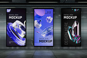Digital Signage Mockup, an Advertising Mockup by Modaldesain (Thumbnail 2 of 2)