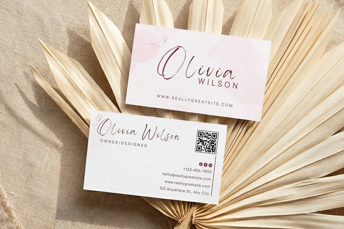 Elegant Business Card Canva Template, a Business Card Template by Arslan (Photo 1 of 6)