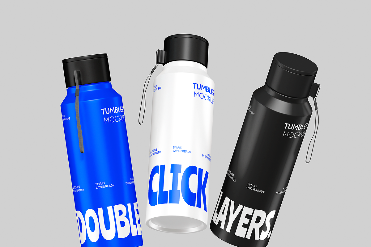 Tumbler Mockup, a Cups & Container Mockup by Bartama Graphic (Photo 2 of 4)