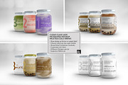 Clear Glass Jar Packaging Mockup, an Advertising Mockup by INCDesign (Thumbnail 9 of 12)