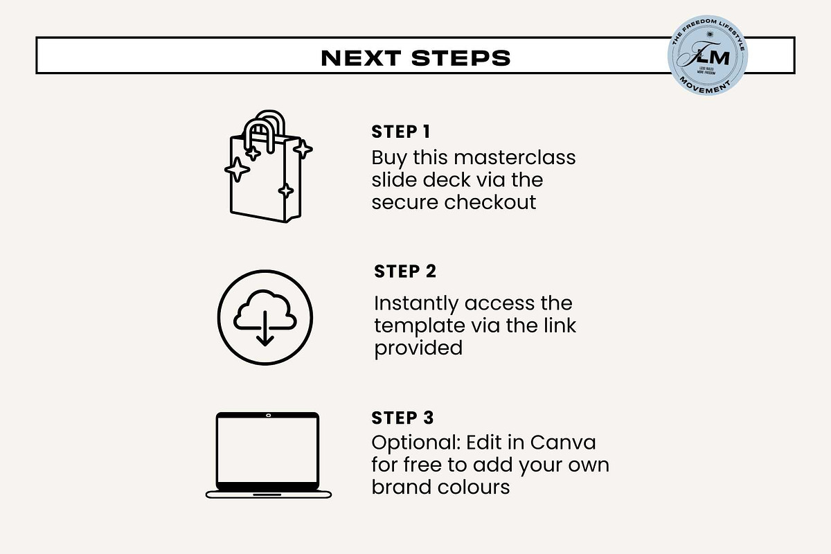 Masterclass Deck - Neutral Aesthetic, a Presentation Template by Freedom Business Shop (Photo 11 of 11)