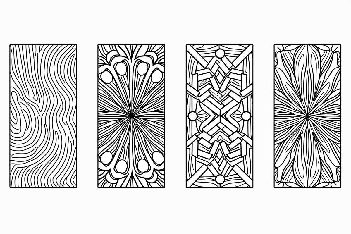 Modern Geometric Wall Panel Bundle, an Illustration by Designs_River (Photo 5 of 7)