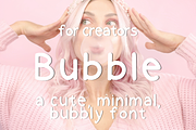 Bubble Modern Display Font, a Sans Serif Font by SocialStyleTemplates (Thumbnail 1 of 6)