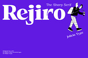 JT Rejiro | Sharp Serif, a Serif Font by Jolicia Type (Thumbnail 1 of 16)