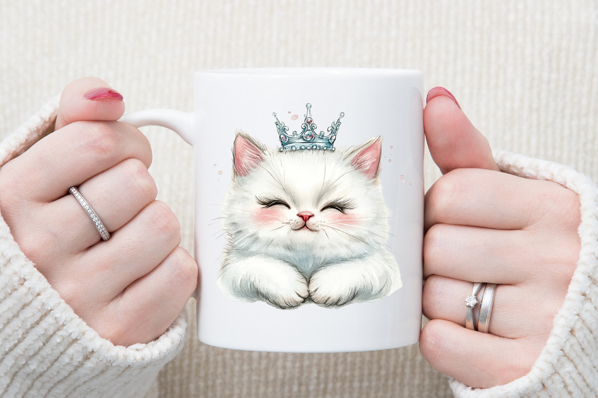 Quirky Crazy Cats Sublimation Clipar, an Illustration by Sublimation Artist (Photo 5 of 6)