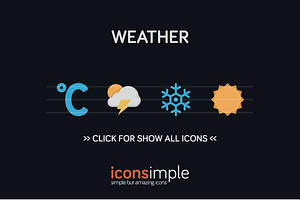 iconsimple: weather