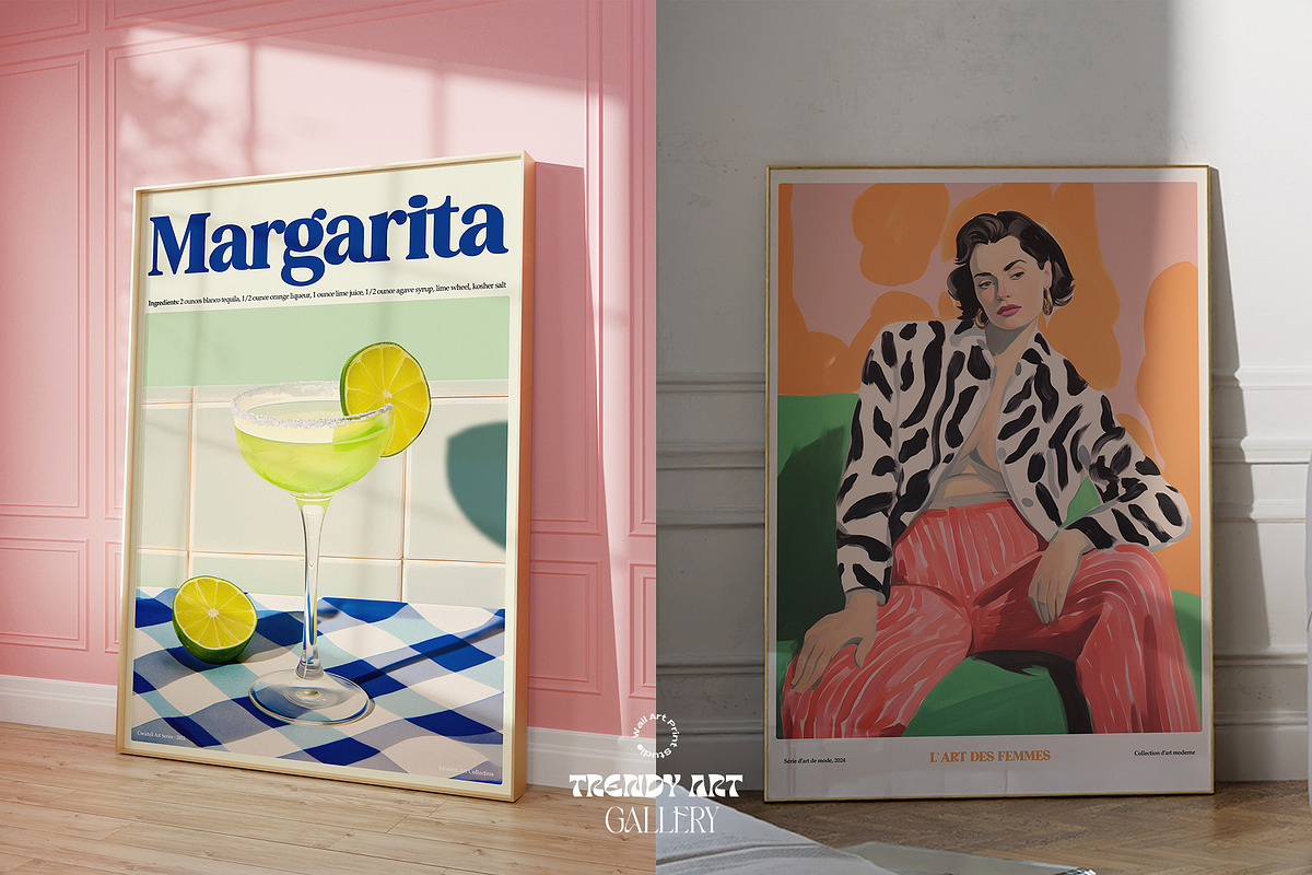Trendy Art Gallery 1, a Graphic by Wall Art Print Studio (Photo 4 of 13)