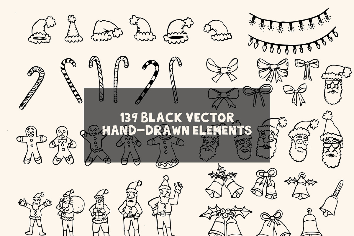 Hand-drawn christmas illustrations, a Seasonal Illustration by Lise & Mike–Visual Makers (Photo 4 of 7)