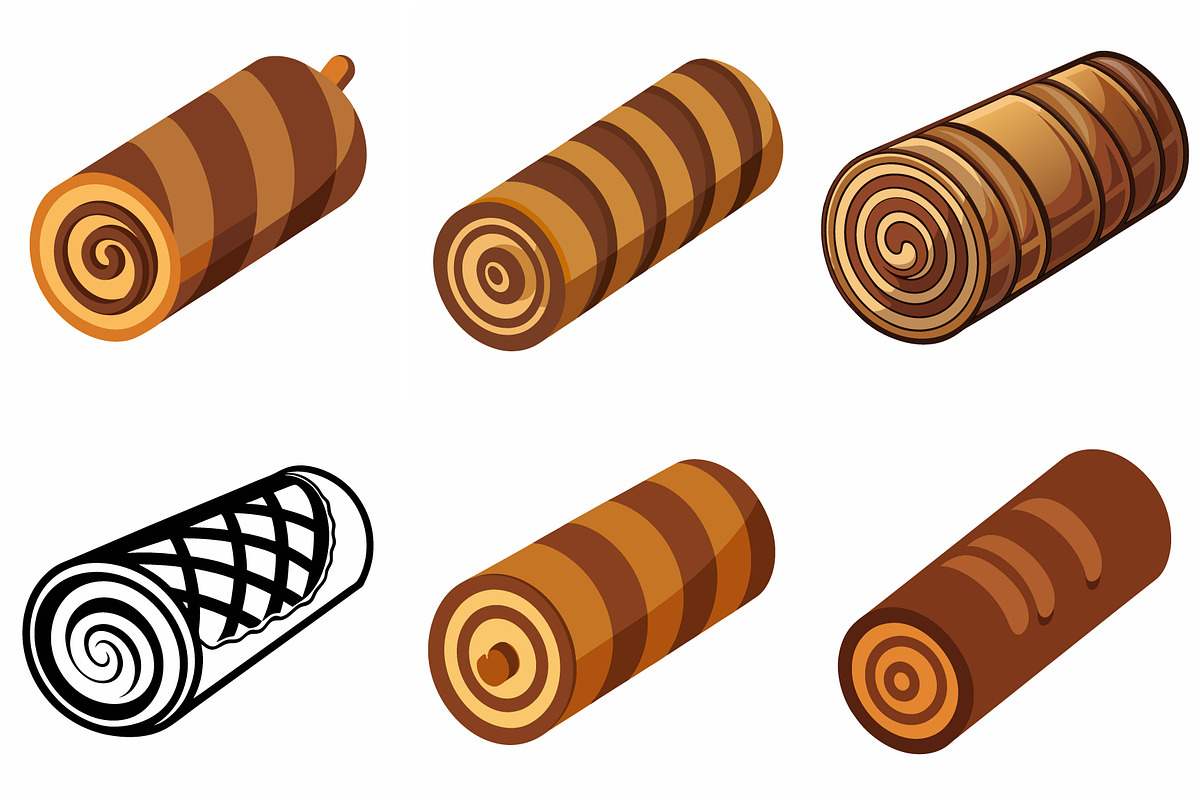 Delicious Dessert Drawings Featuring, an Object Graphic by Billah Hub