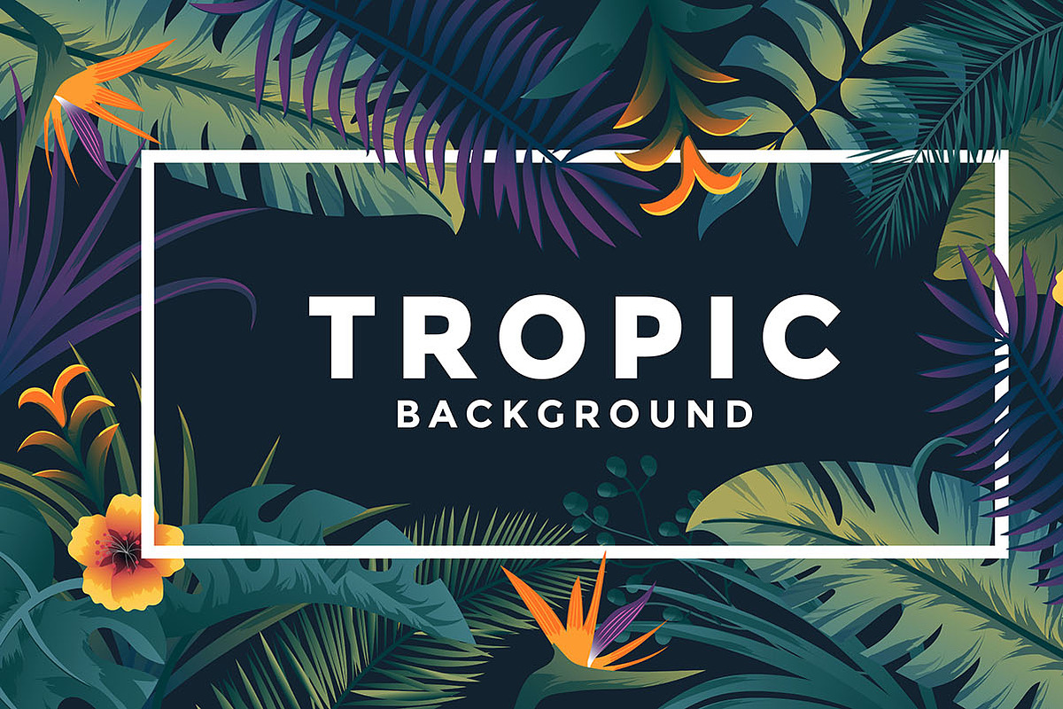 Tropical backgrounds, a Texture Illustration by Creative Graphics (Photo 2 of 11)