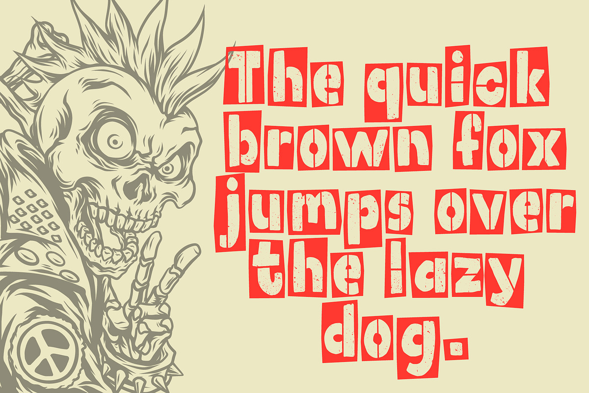 Punk Rock Show, a Handwritten Font by Loudoun Design Co. (Photo 6 of 7)