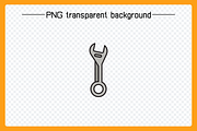 Wrench Tool Icons Set, an Icon by Designfour (Thumbnail 3 of 6)