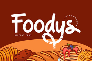 Foodys - Food Display Font