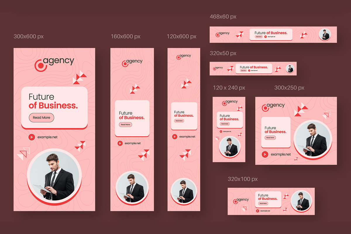 Business Web Banner Ads Set, an UI Kit Template by CreativeShaper (Photo 3 of 4)