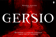 Gersio, a Sans Serif Font by Rosario Nocera (Thumbnail 1 of 10)
