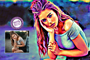 Realistic Oil Painting Art, an Action Add-On by U_Design (Thumbnail 4 of 15)