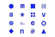 Cx Mono; 12 Fixed Width Fonts, a Sans Serif Font by Eko Bimantara (Thumbnail 3 of 13)