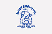 Sushi Shokunin Logo Template, a Branding & Logo Template by Kreasi Malam (Thumbnail 3 of 4)