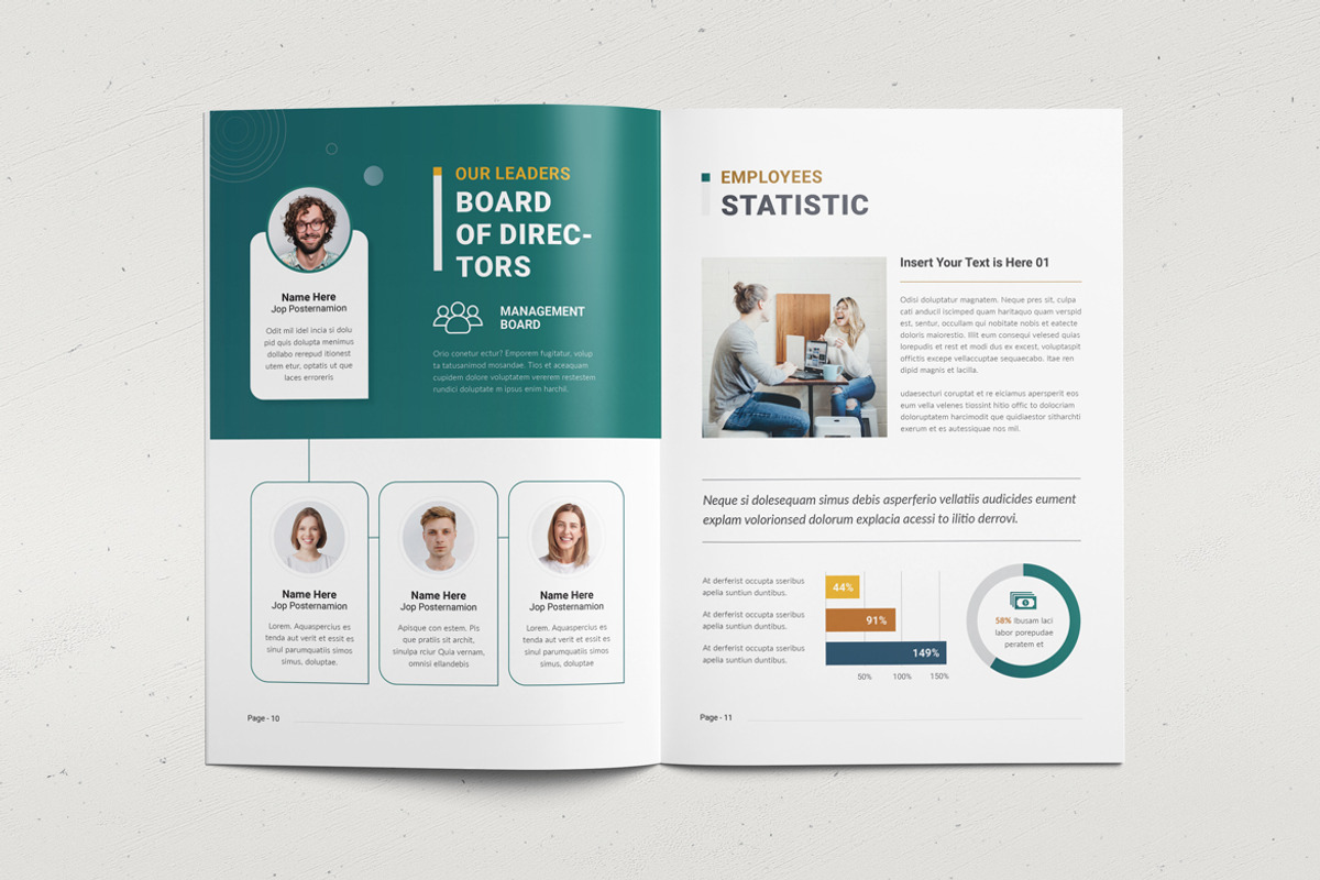 Company Profile | InDesign & MS Word, a Brochure Template by Creativity-Design (Photo 6 of 11)