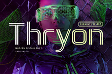 Thryon Futuristic Display Font