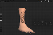 Procreate 3d Model - Left Leg Female, a Characters & Person 3D Model by Procreate3dStudio (Thumbnail 3 of 4)