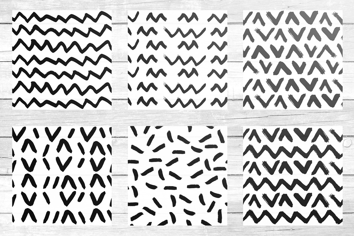 Just Lines. 30 Seamless Patterns, a Pattern Graphic by CARROTDESIGN (Photo 5 of 6)