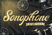 Sonophone - Typeface, a Script Font by Layerform Design Co. (Thumbnail 1 of 5)