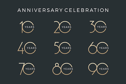Celebration event design set., a Background Graphic by lettett