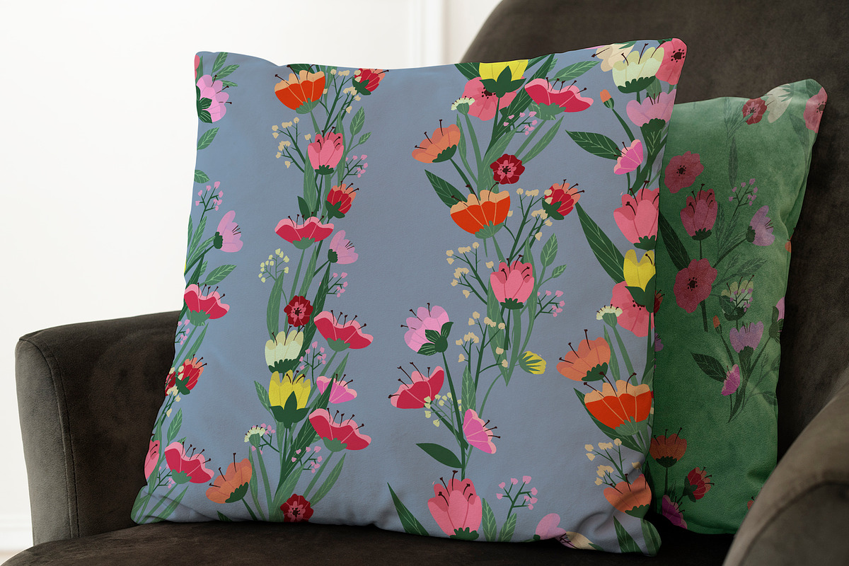 48 vector floral patterns, a Pattern Graphic by Alena Stoyko design (Photo 17 of 19)