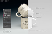 4 Scenes - Enamel Mug Mockup Kit V01, a Merchandise Mockup by Moduclave Studio (Thumbnail 3 of 7)