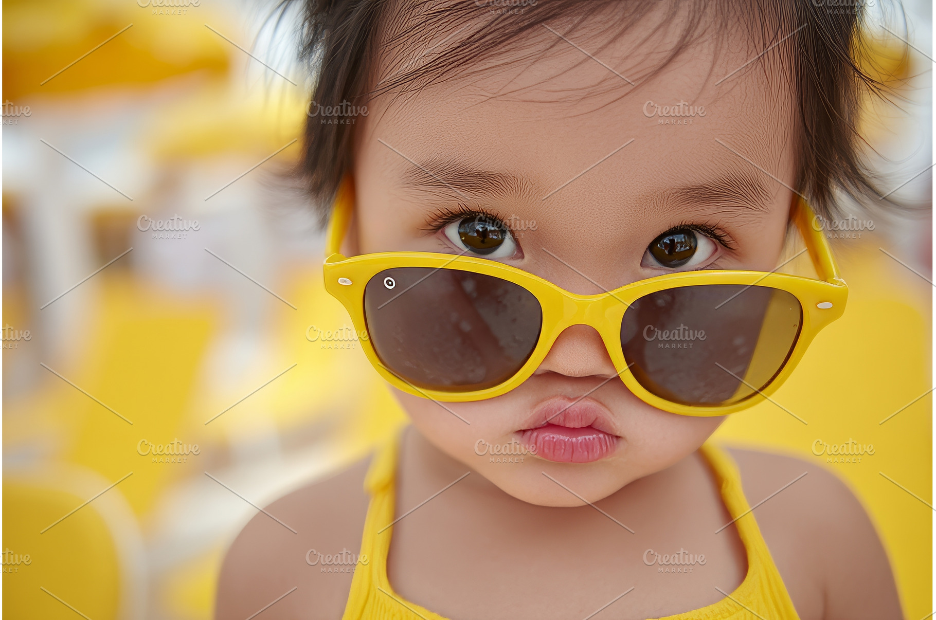 A baby dressed in white, wearing, a Person Photo by ZinetroN