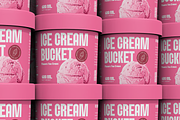 Ice Cream Cup Mockup, a Cups & Container Mockup by graphicsauce (Thumbnail 2 of 4)