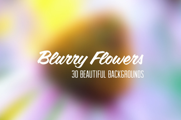 30 Blurry Flower Backgrounds preview 4