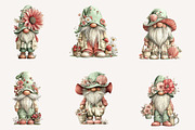 Whimsical summer gnome clipart, an Illustration by Designworld (Thumbnail 2 of 5)