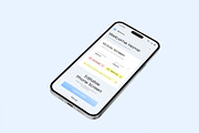 Smartphone Screen Mockup Collection, an iPhone Mockup by graphypix (Thumbnail 8 of 14)