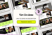 Neon Squarespace Website Template, a Squarespace Template by Template Twist Shop (Thumbnail 3 of 10)