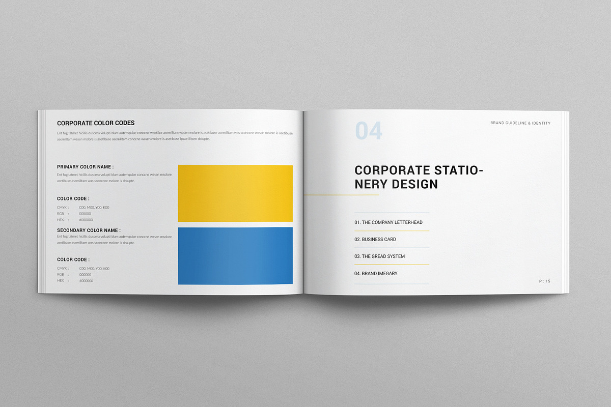 Brand Guideline & Identity Landscape, a Brochure Template by E-Type (Photo 6 of 8)