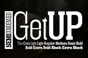 GetUp – Semi Condensed, a Slab Serif Font by groens (Thumbnail 1 of 5)